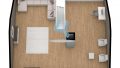 3D Grundriss DG unmaßstäblich